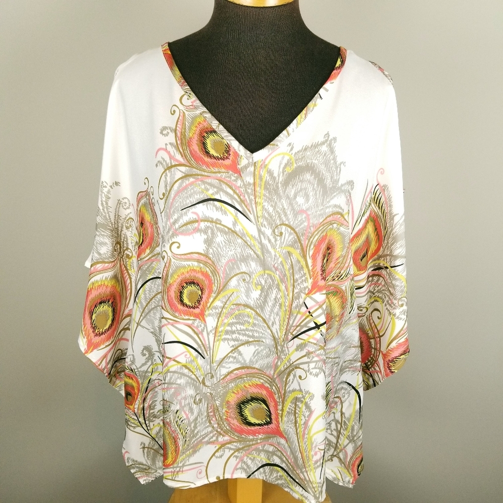 Red Lolly cold shoulder cottagecore blouse